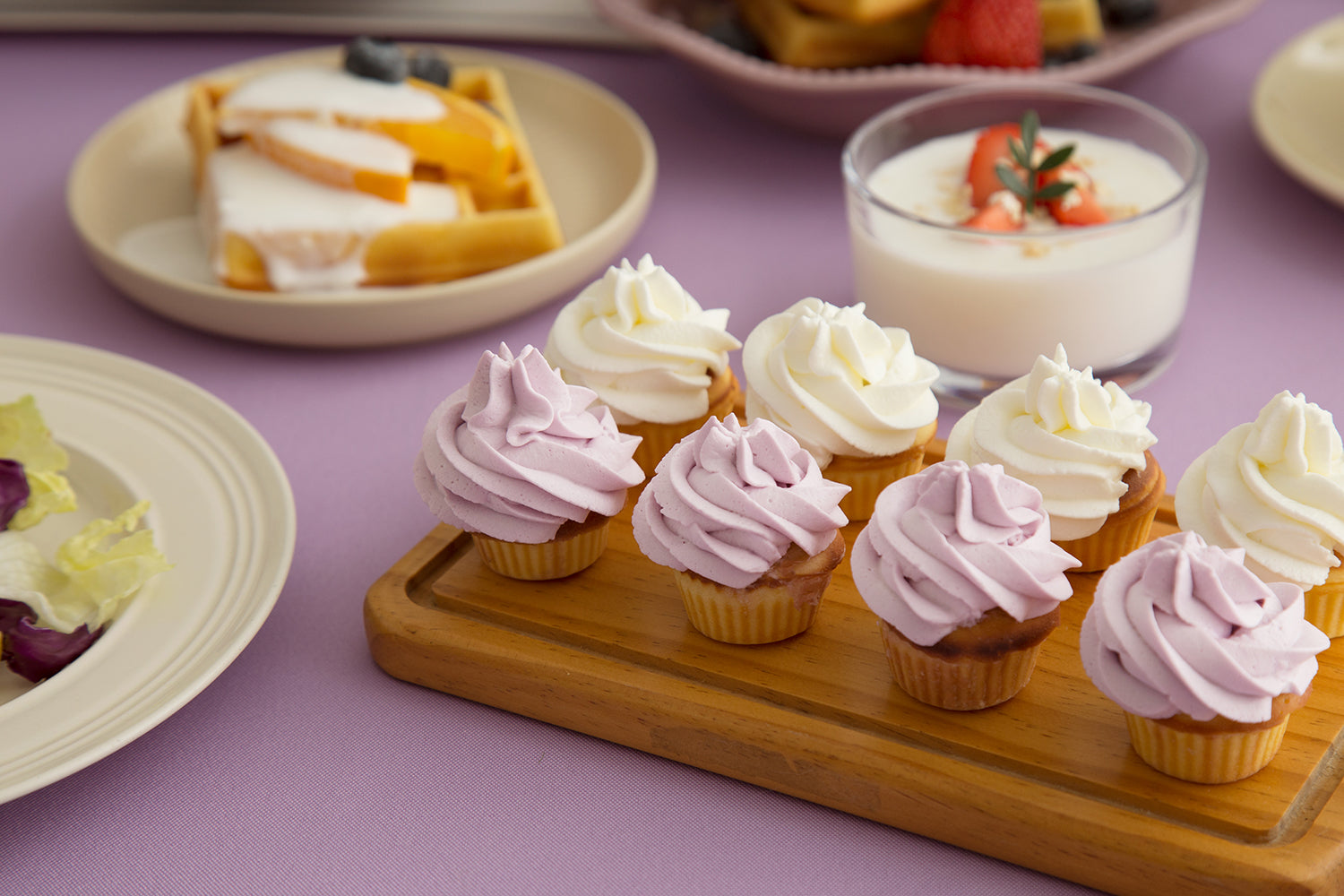 Vitantonio 多功能窩夫機 - 紫色 VWH-50A-LA