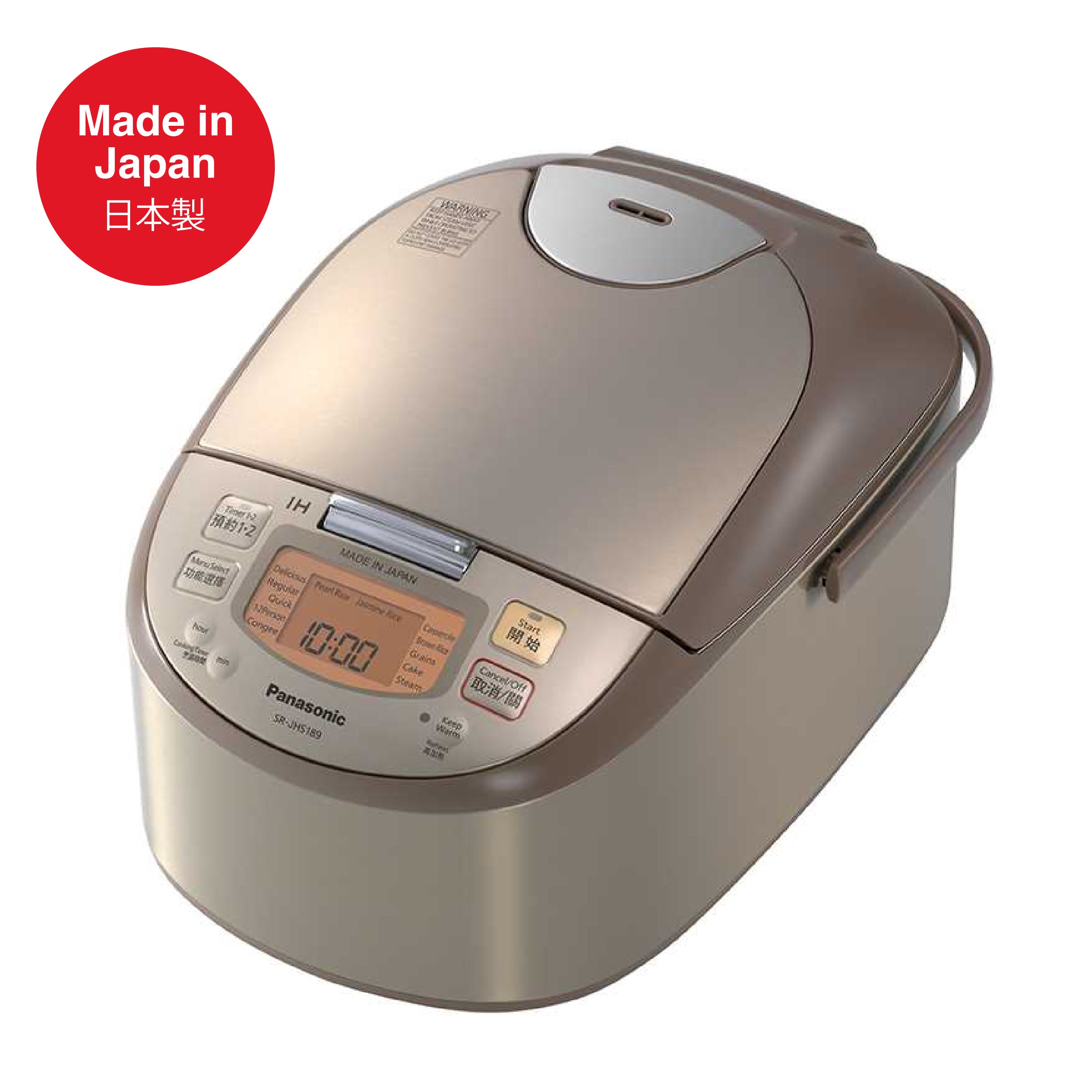 Panasonic Diamond "Kamado" IH Rice Cooker (1.8L) SR-JHS189