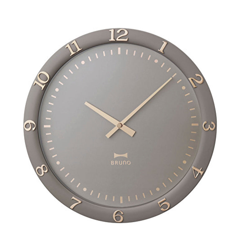 BRUNO 粉彩掛牆鐘 - 深灰色 BCW040-DGY