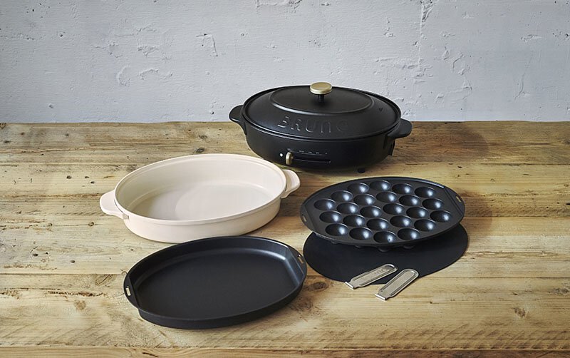 BRUNO 橢圓電熱鍋 Oval Hotplate - 粉米色(預計:9月到貨)
