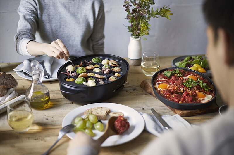 BRUNO 橢圓電熱鍋 Oval Hotplate - 粉米色(預計:9月到貨)