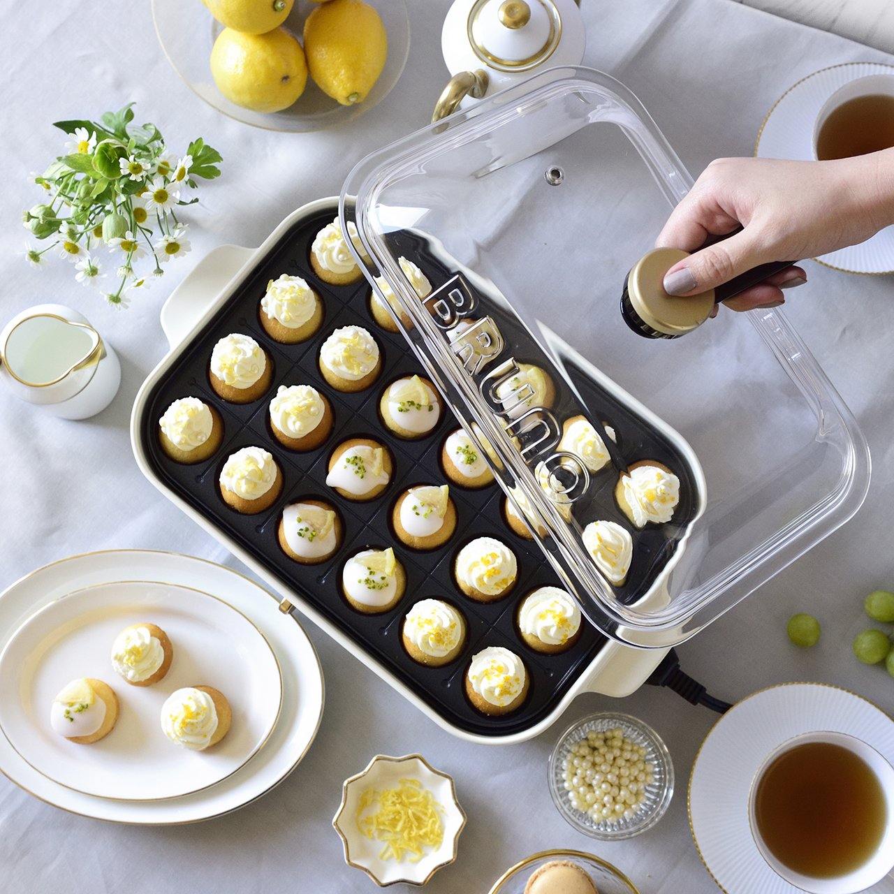 BRUNO 玻璃蓋連加長手柄 (多功能電熱鍋 / Compact Hot Plate 專用)