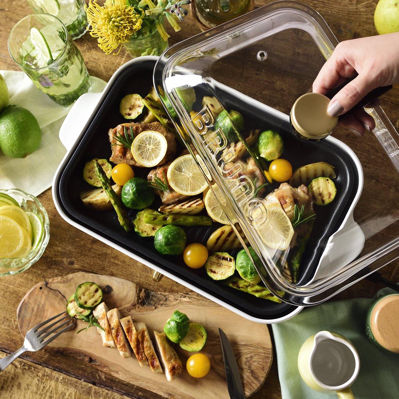 BRUNO 玻璃蓋連加長手柄 (多功能電熱鍋 / Compact Hot Plate 專用)