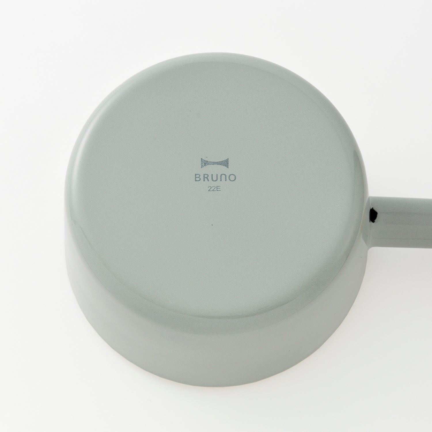 BRUNO 16cm 琺瑯單柄鍋 - 米灰色