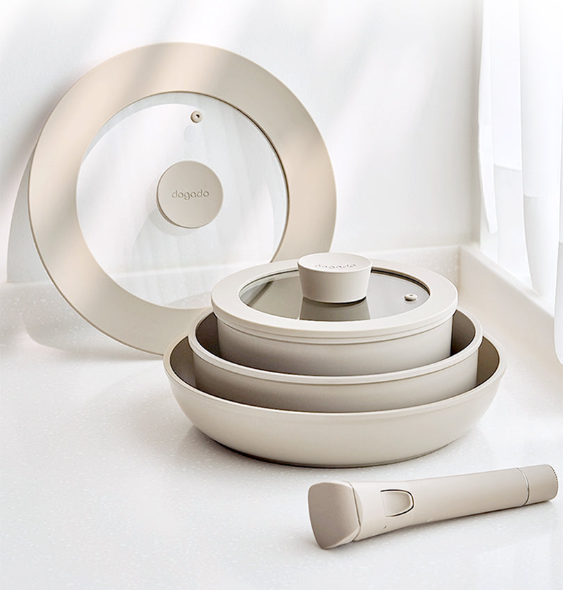 韓國 dogado 天然陶瓷鍋 6 件套裝 (JBAA-2110)