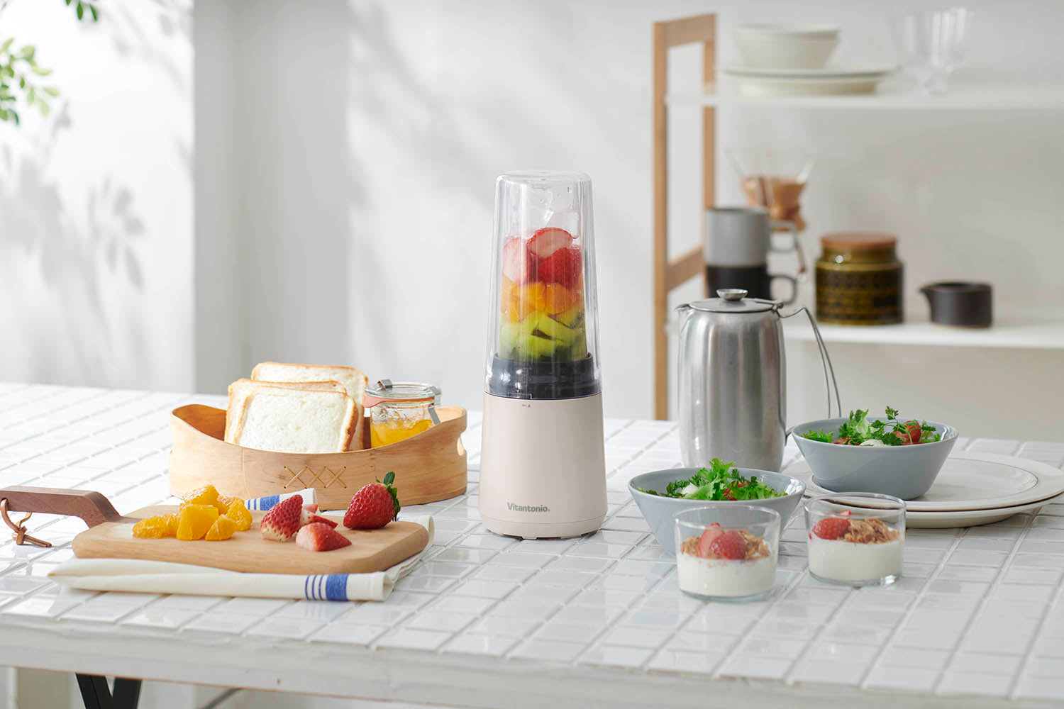 Vitantonio 靜音便攜攪拌機 - 淺藍色