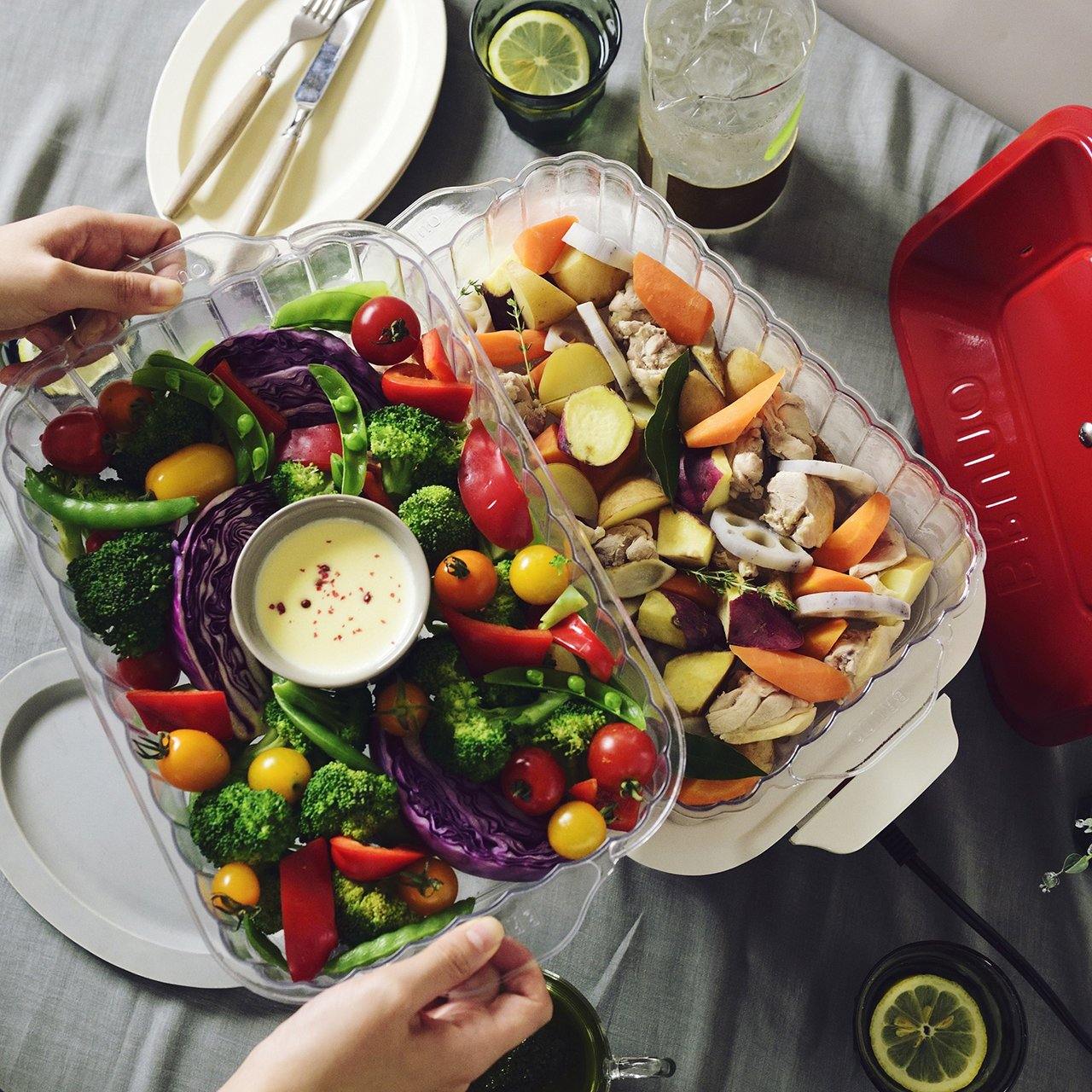 BRUNO 雙層蒸隔 (多功能電熱鍋 / Compact Hot Plate 專用)