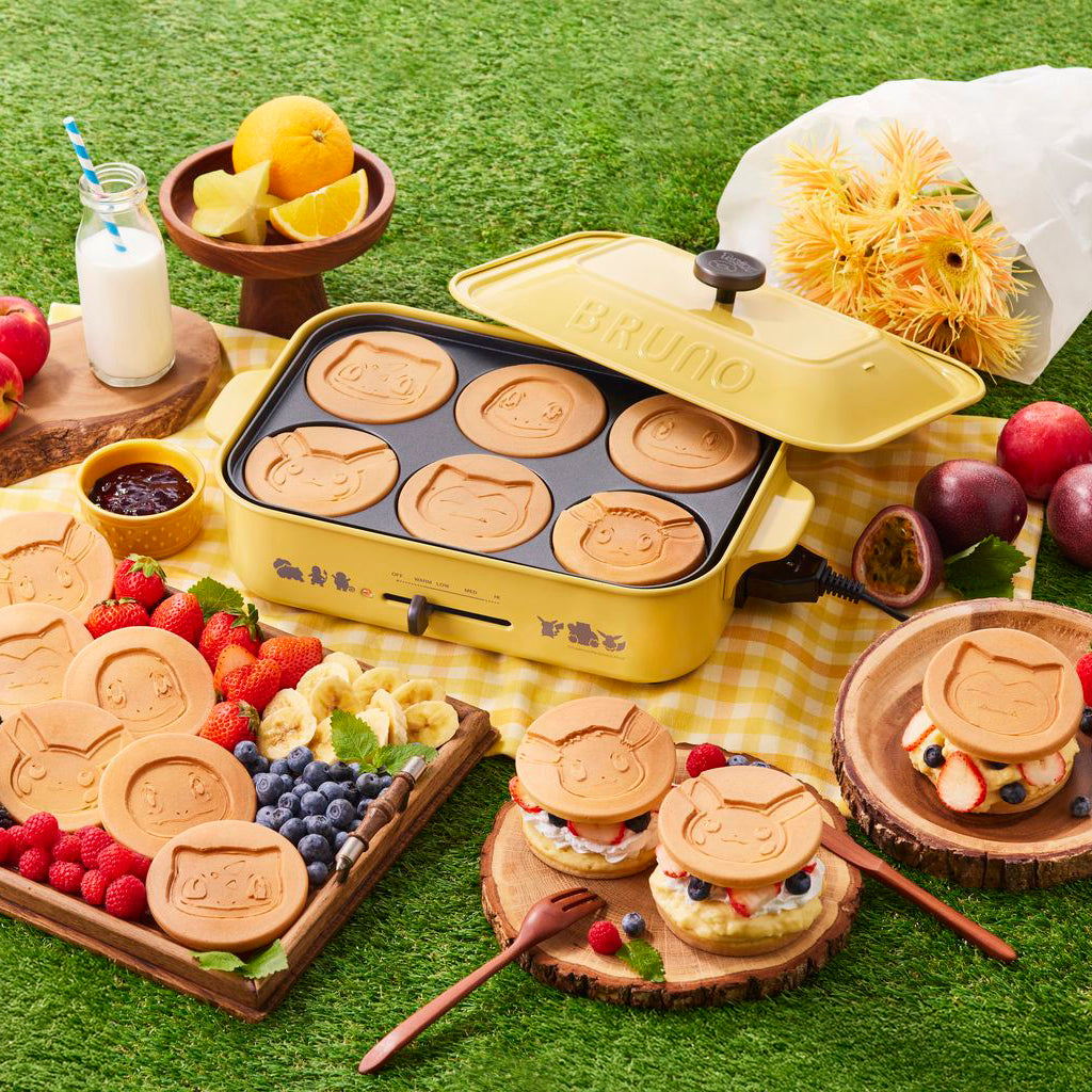 【新品】ポケモン Compact Hot Plate BRUNO Pokemon x BRUNO Compact hot plate Pokemon Mini Pancakes
