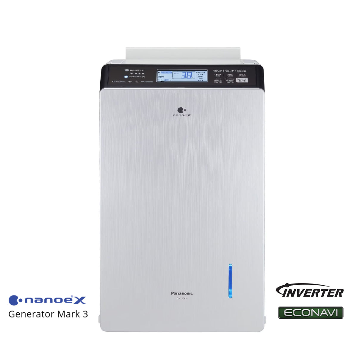 Panasonic 變頻式抗敏抽濕機｜F-YVB38H (23.6公升)