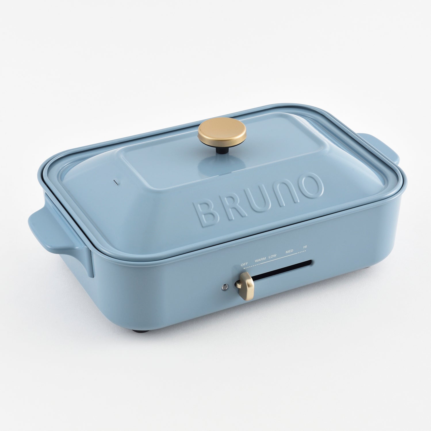 BRUNO Compact Hot Plate (Pottery Blue) (bundled with 5 plates)