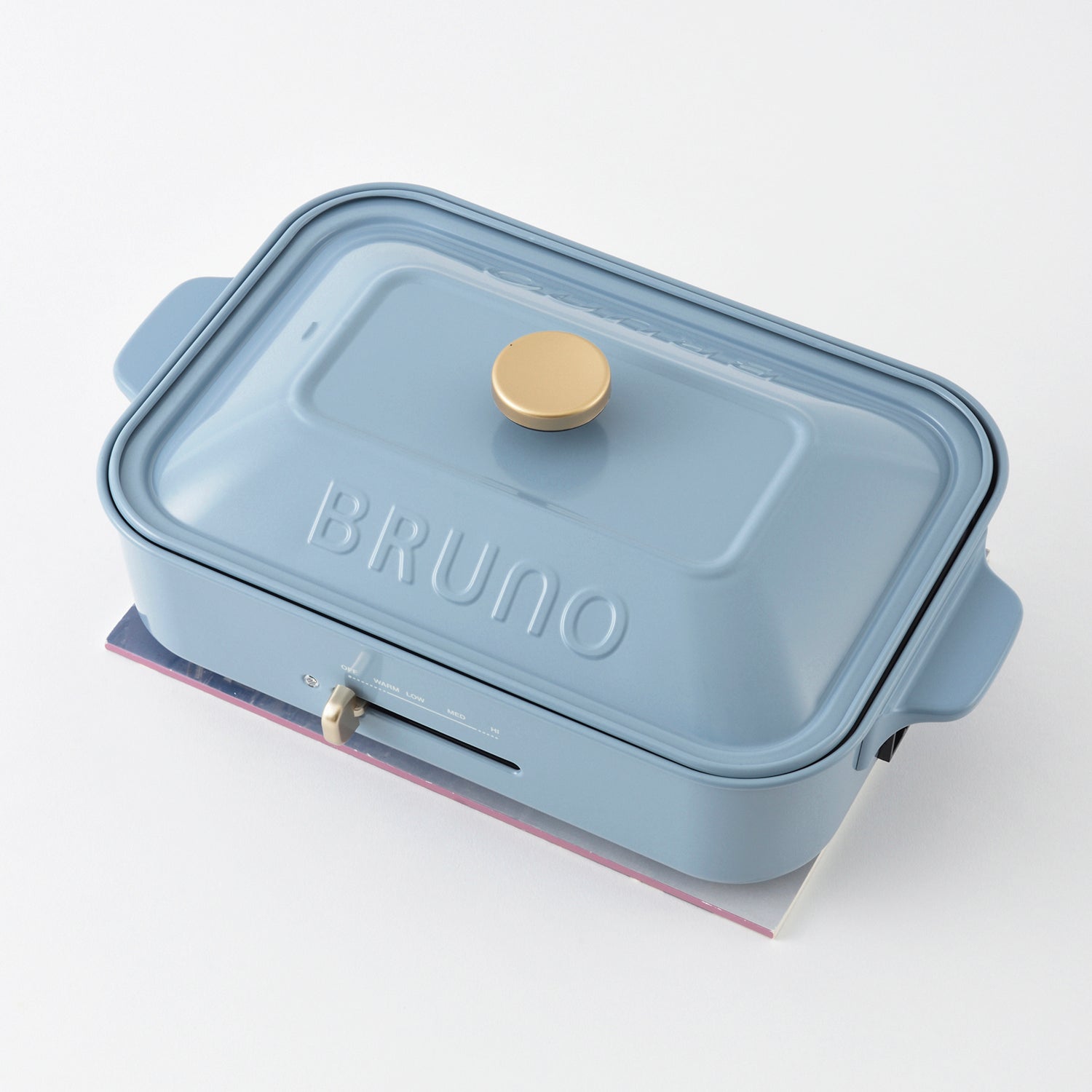 BRUNO Compact Hot Plate (Pottery Blue) (bundled with 2 plates)