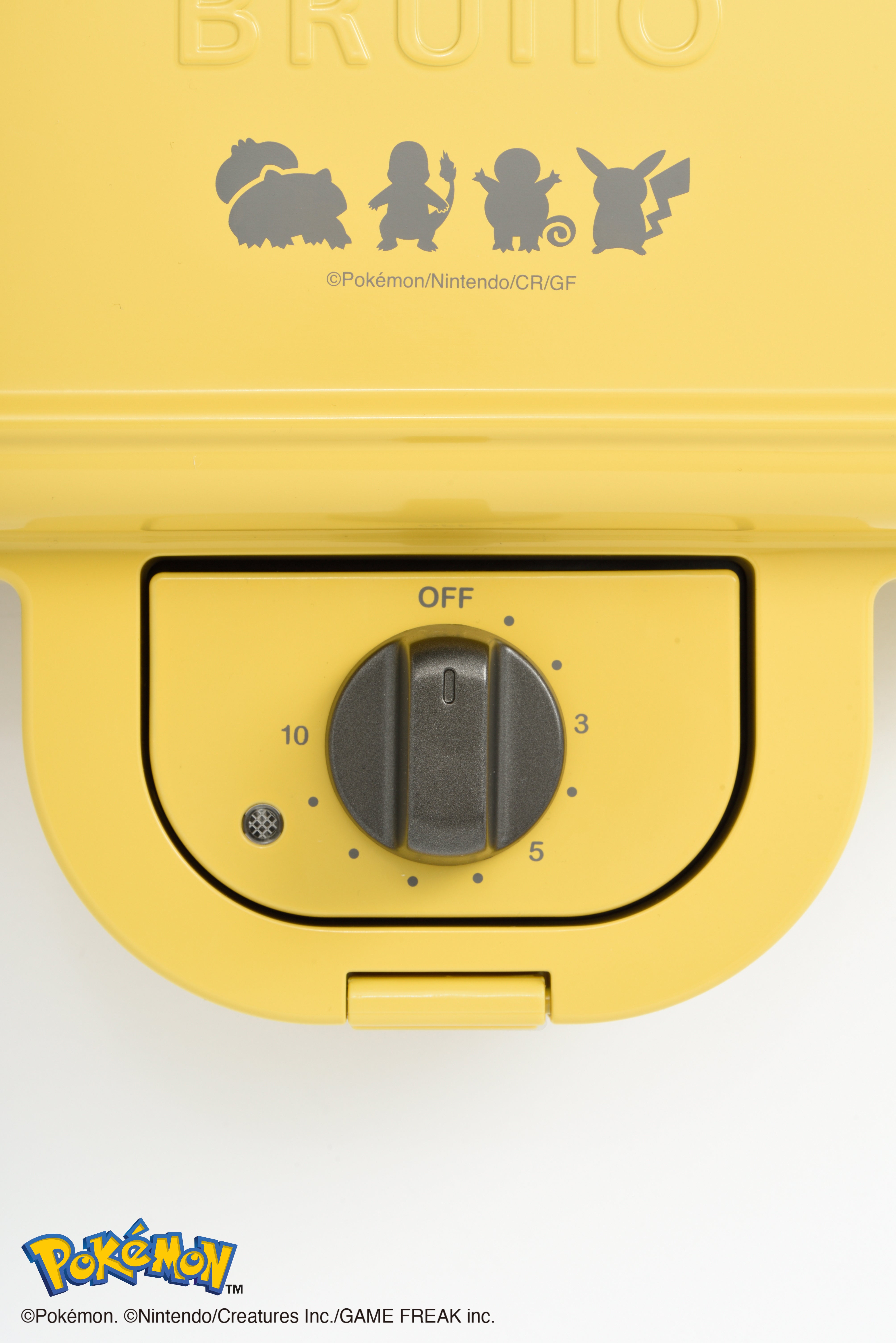 BRUNO Pokémon Double Hot Sandwich Maker BOE132-YE