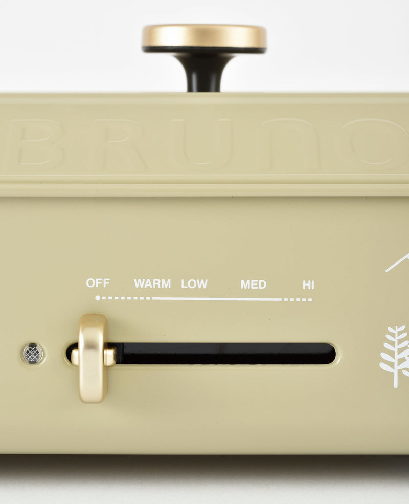 5烤盤套裝！BRUNO x DOD 限定多功能電熱鍋 - 卡其色 BOE059-TN-DOD