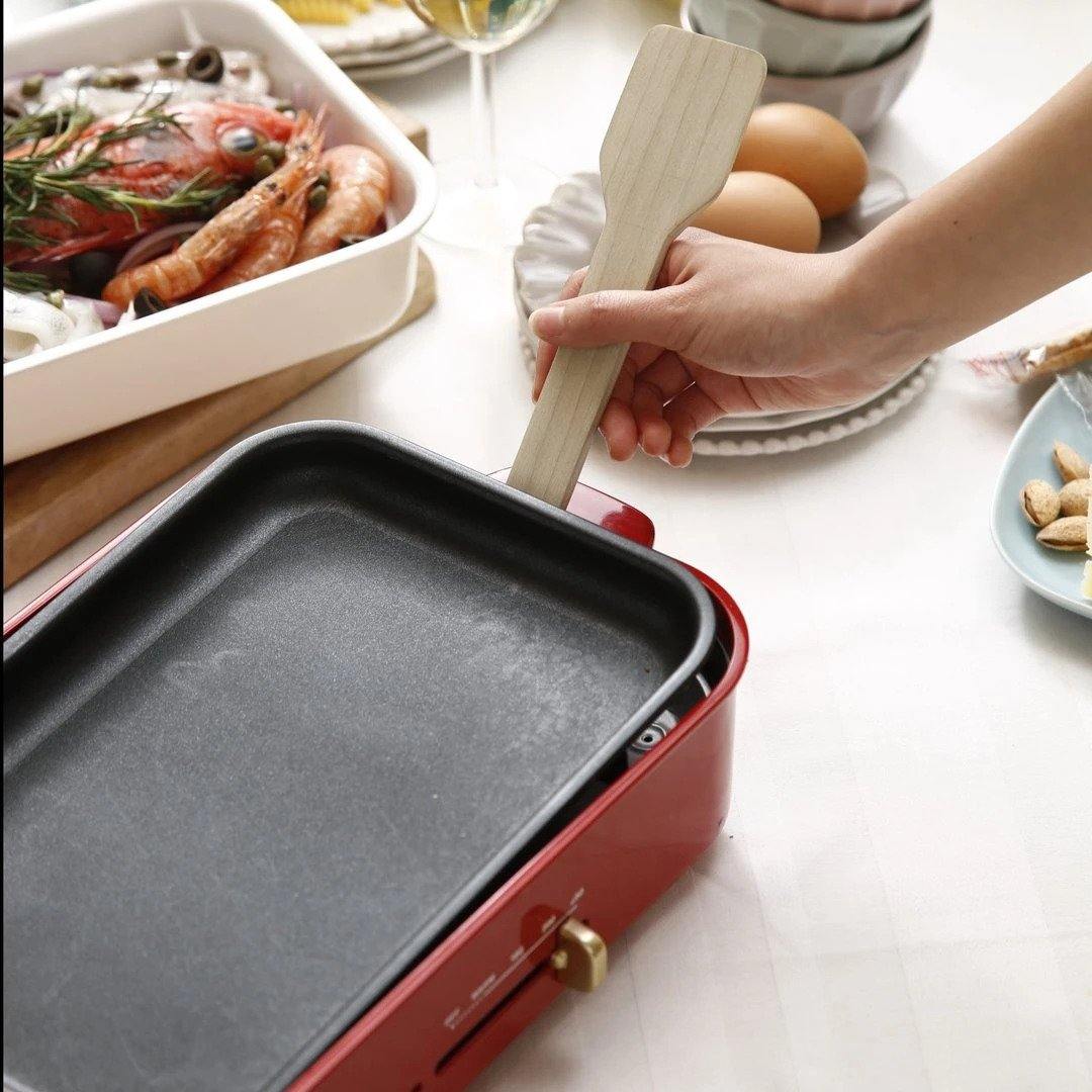 BRUNO Compact Hot Plate レッド Amazon.com: BRUNO Compact Hot Plate + Ceramic-Coated Pan